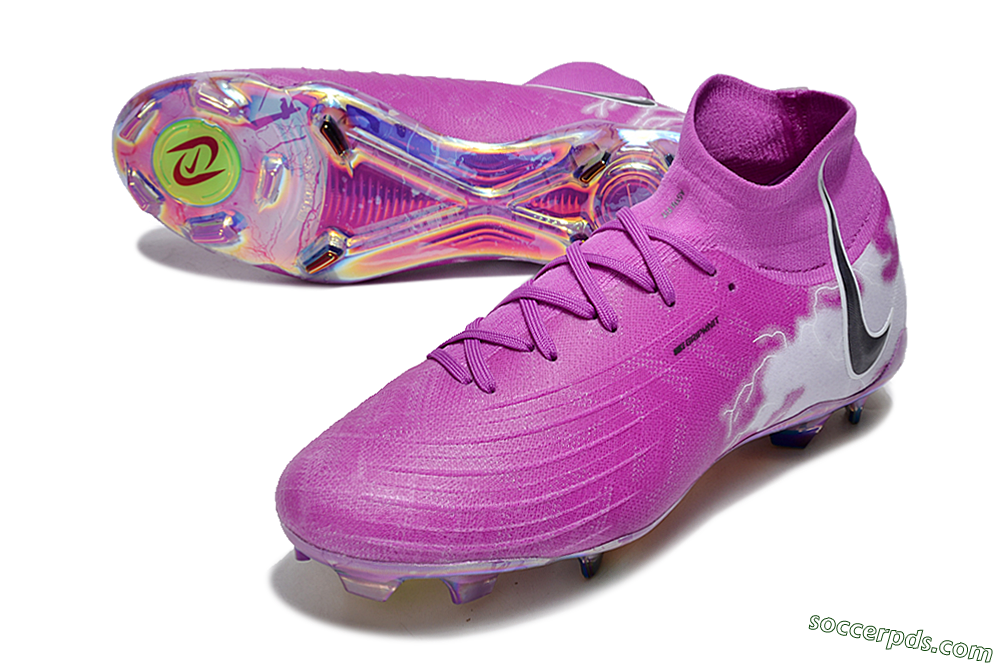 Nike Phantom Luna Elite SE NU FG High-Tops Football Boots - Fuchsia Dream/Barely Grape 3