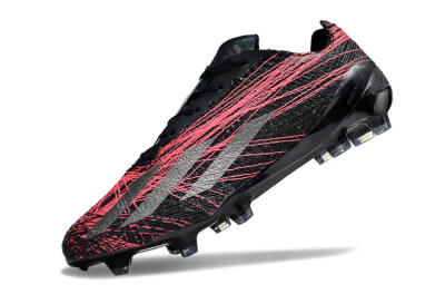 Adidas X Crazyfast Strung+ FG Low-Tops Football Boots - Black/Silver/Pink