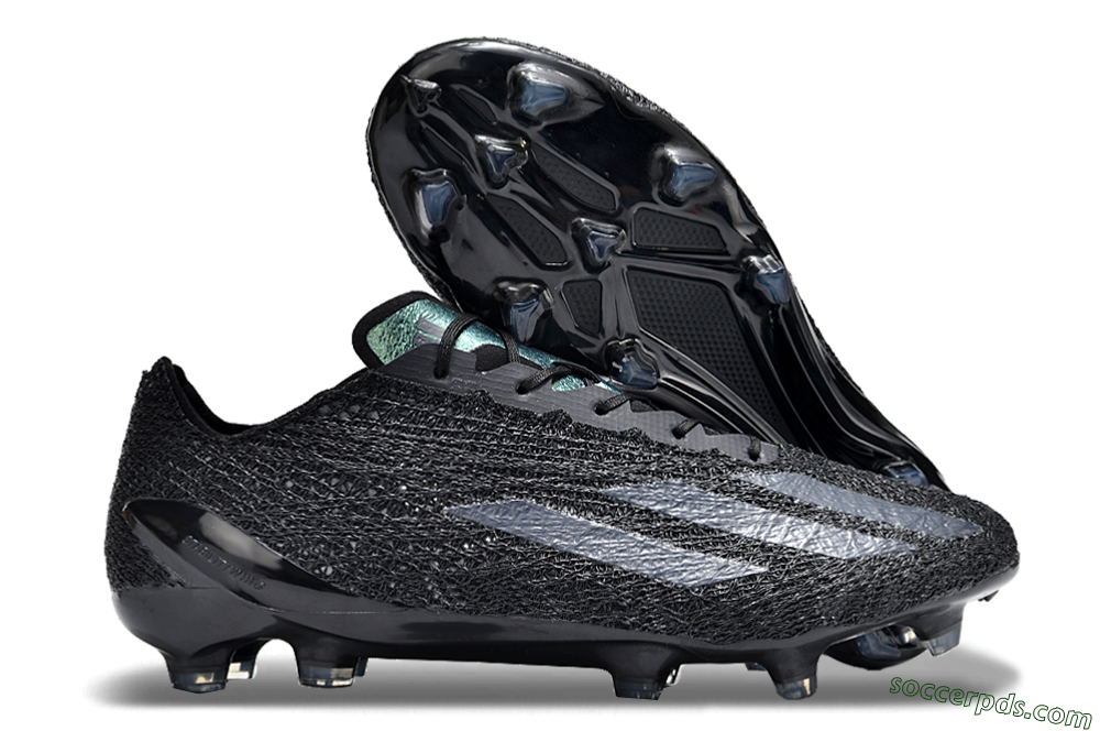 Adidas X Crazyfast Strung+ FG Low-Tops Football Boots - Black/White 1