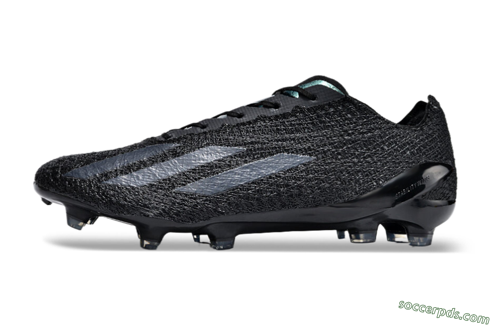 Adidas X Crazyfast Strung+ FG Low-Tops Football Boots - Black/White 2