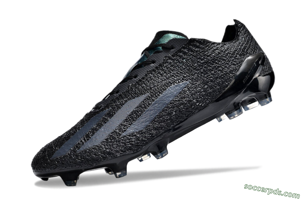 Adidas X Crazyfast Strung+ FG Low-Tops Football Boots - Black/White 5