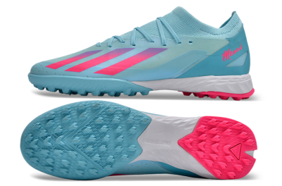 Adidas X Crazyfast.3 TF Low-Tops Football Shoes - Flash Aqua/Lucid Pink/Lucid Cyan