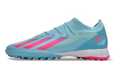 Adidas X Crazyfast.3 TF Low-Tops Football Shoes - Flash Aqua/Lucid Pink/Lucid Cyan