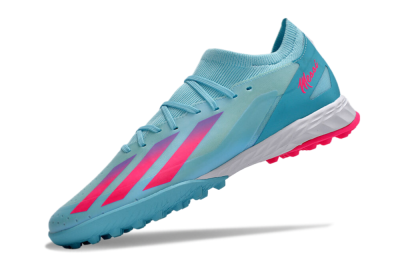 Adidas X Crazyfast.3 TF Low-Tops Football Shoes - Flash Aqua/Lucid Pink/Lucid Cyan