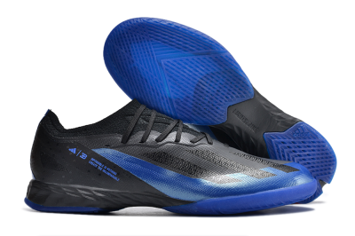 Adidas X Crazyfast.1 IC Low-Tops Football Shoes - Blue/Black