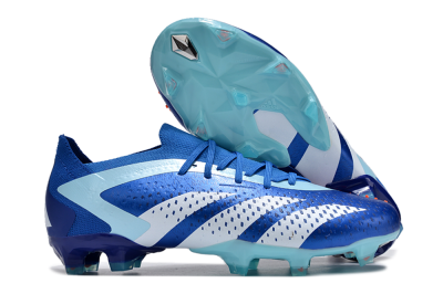 Adidas Predator Accuracy Paul Pogba.1 FG Low-Tops Football Boots - Blue/White/Jade