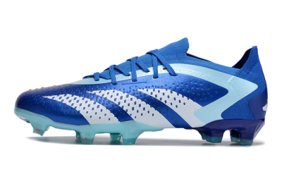 Adidas Predator Accuracy Paul Pogba.1 FG Low-Tops Football Boots - Blue/White/Jade