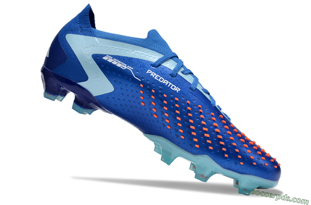 Adidas Predator Accuracy Paul Pogba.1 FG Low-Tops Football Boots - Blue/White/Jade 4