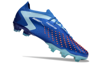 Adidas Predator Accuracy Paul Pogba.1 FG Low-Tops Football Boots - Blue/White/Jade