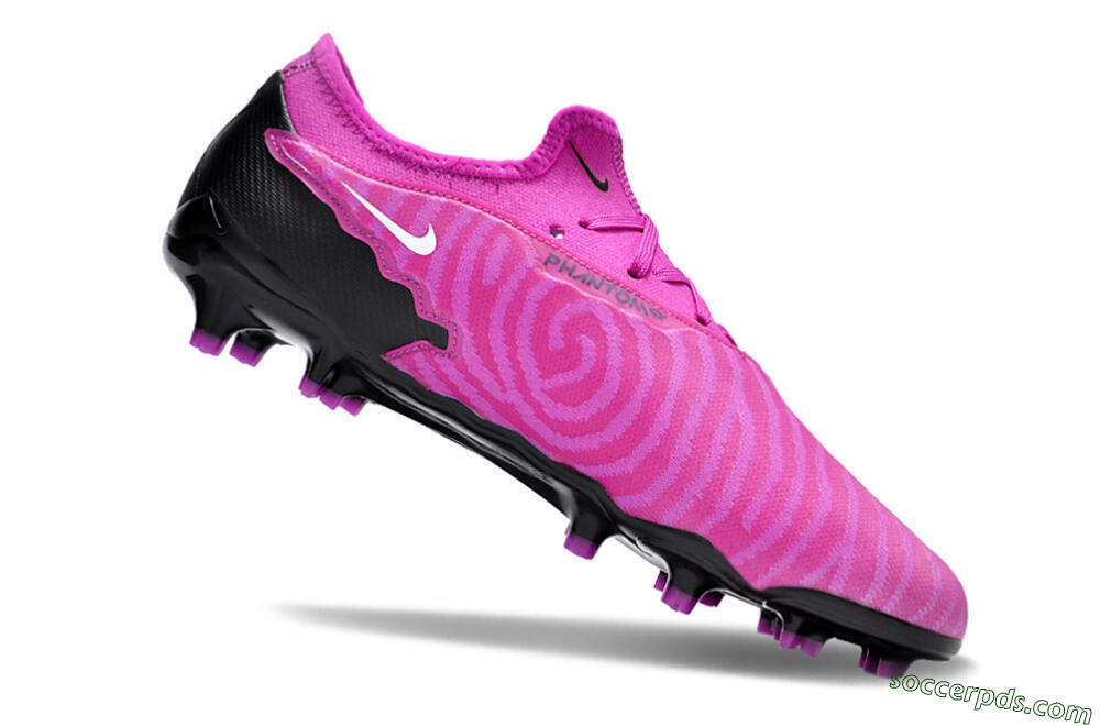 Nike Phantom GX Academy FG Low-Tops Football Boots - Pink/Purple/Black 4