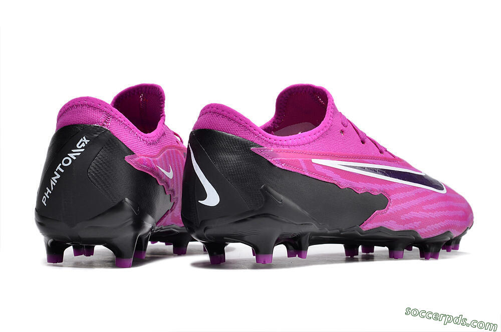 Nike Phantom GX Academy FG Low-Tops Football Boots - Pink/Purple/Black 6