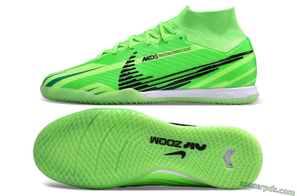 Nike Air Zoom Mercurial Superfly 9 Elite Dream Speed 2024 IC High-Tops Football Shoes - Yellow/Green/Black 0
