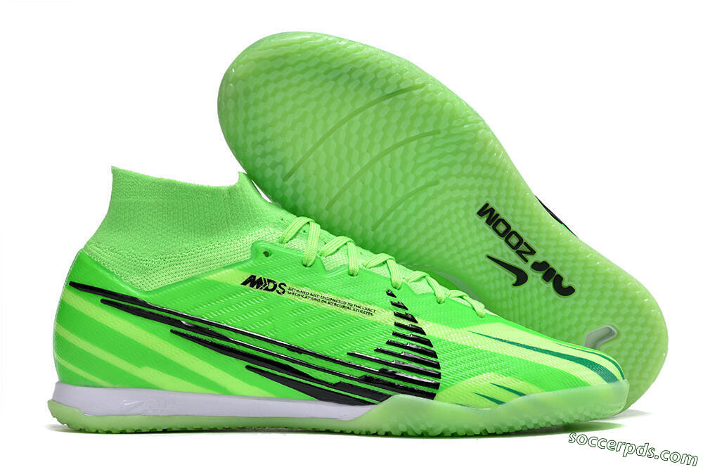 Nike Air Zoom Mercurial Superfly 9 Elite Dream Speed 2024 IC High-Tops Football Shoes - Yellow/Green/Black 1