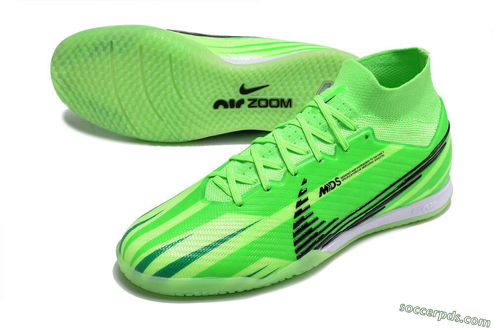 Nike Air Zoom Mercurial Superfly 9 Elite Dream Speed 2024 IC High-Tops Football Shoes - Yellow/Green/Black 3