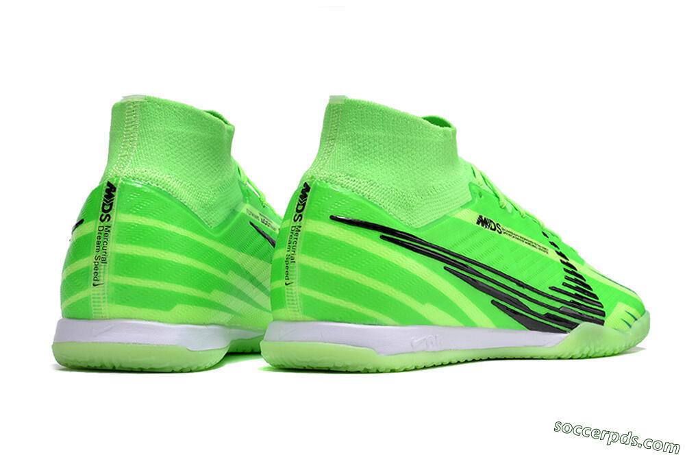 Nike Air Zoom Mercurial Superfly 9 Elite Dream Speed 2024 IC High-Tops Football Shoes - Yellow/Green/Black 6