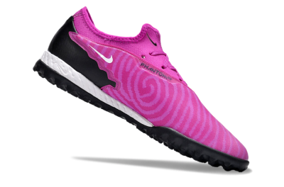 Nike React Phantom GX Pro TF Low-Tops Football Shoes - Pink/Purple/Black