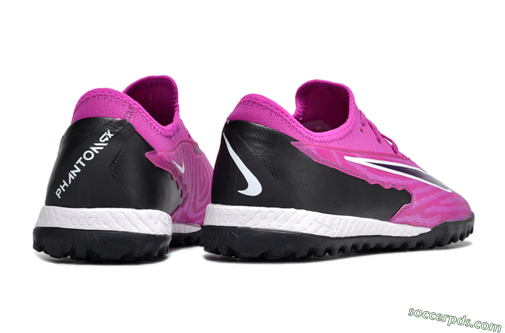 Nike React Phantom GX Pro TF Low-Tops Football Shoes - Pink/Purple/Black 6
