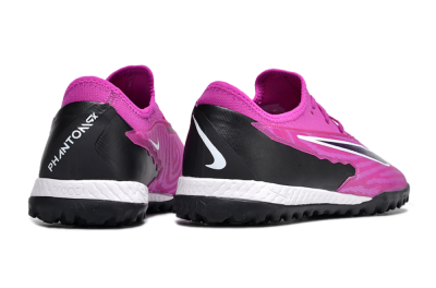 Nike React Phantom GX Pro TF Low-Tops Football Shoes - Pink/Purple/Black