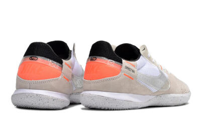Nike Street Gato IC Low-Tops Football Shoes - Brown/White/Orange