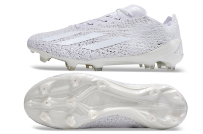 Adidas X Crazyfast Strung+ FG Low-Tops Football Boots - White/Beige