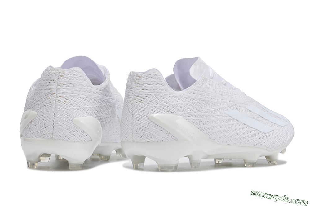 Adidas X Crazyfast Strung+ FG Low-Tops Football Boots - White/Beige 5