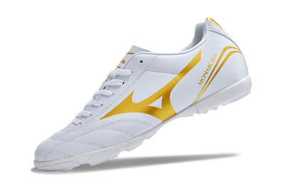 Mizuno Monarcida Neo Ckassic TF Low-Tops Football Shoes - White/Gold