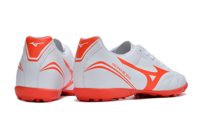 Mizuno Monarcida Neo Ckassic TF Low-Tops Football Shoes - White/Red