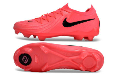 Nike Phantom Luna 2 Elite LV8 FG Low-Tops Football Boots - Red/Black/Pink