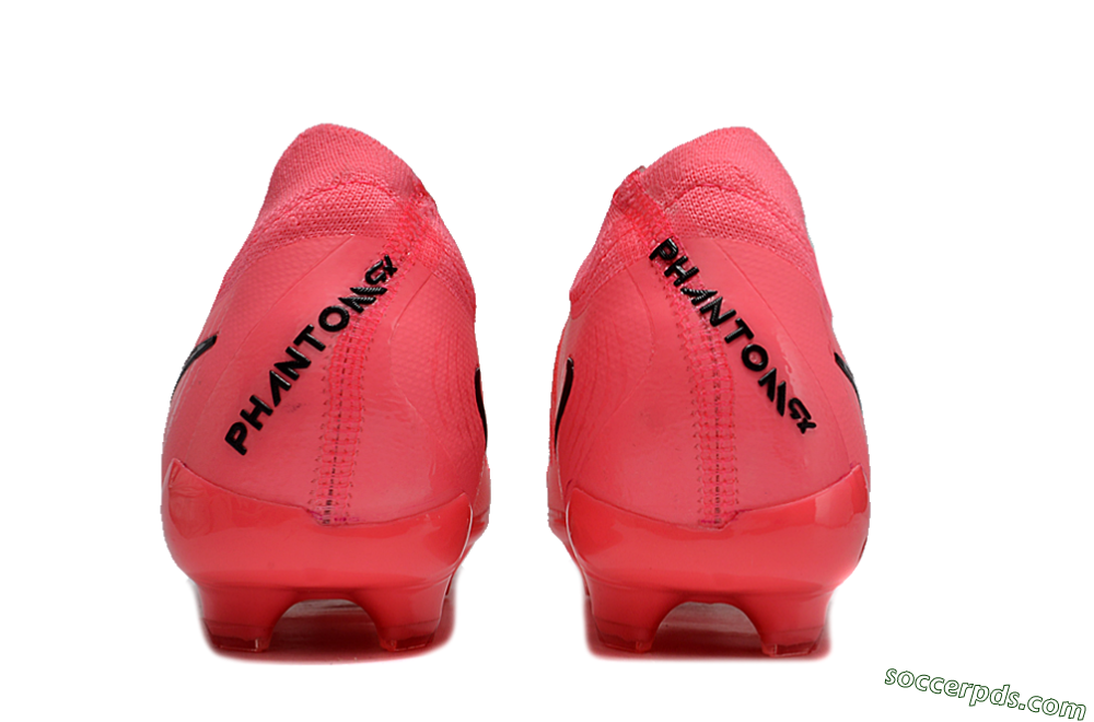 Nike Phantom Luna 2 Elite LV8 FG Low-Tops Football Boots - Red/Black/Pink 5