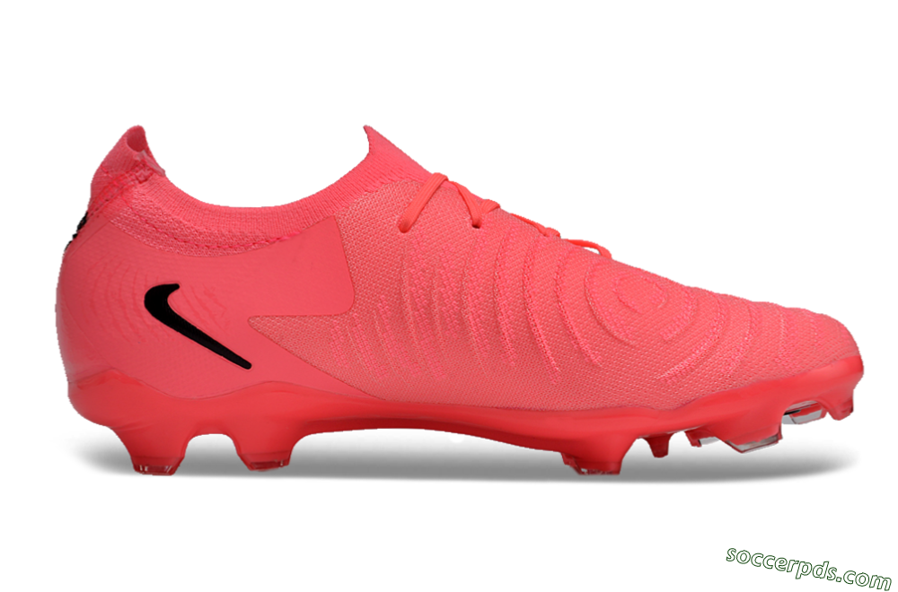 Nike Phantom Luna 2 Elite LV8 FG Low-Tops Football Boots - Red/Black/Pink 7
