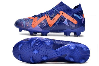 Puma Future Ultimate FG Low-Tops Football Boots - Blue/Orange