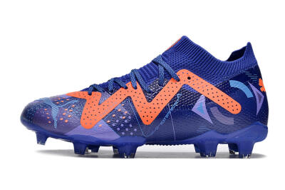 Puma Future Ultimate FG Low-Tops Football Boots - Blue/Orange