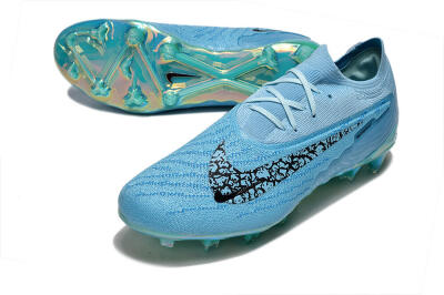 Nike Phantom GX Elite FG Low-Tops Football Boots - Blue/Black/Gold