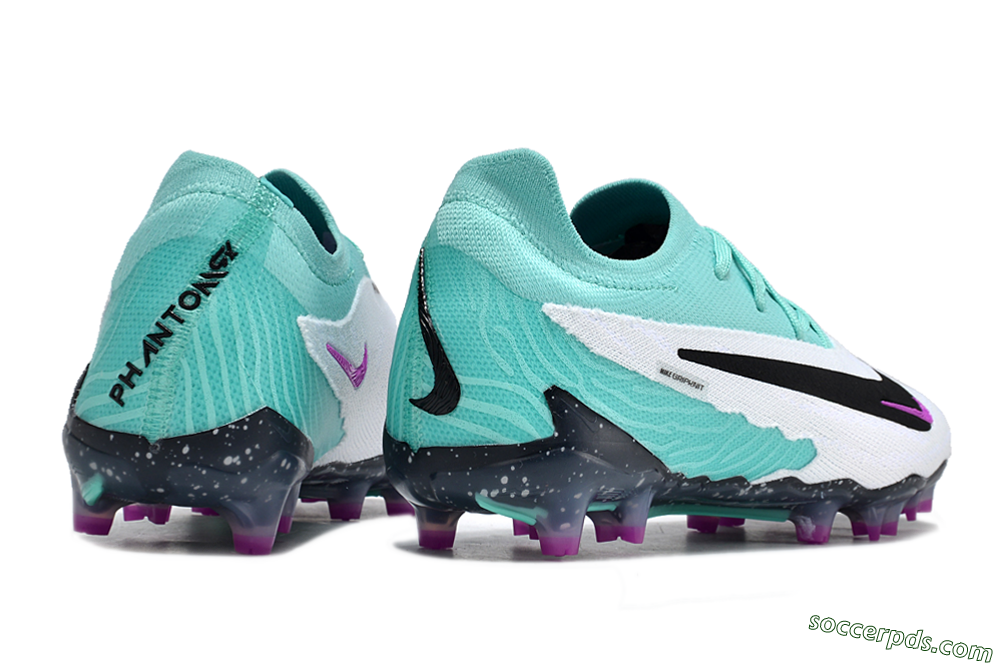 Nike Phantom GX Elite Peak Ready FG Low-Tops Football Boots - Turquoise/Black/Fuchsia Dream/White 6