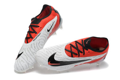 Nike Phantom GX Elite FG Low-Tops Football Boots - White/Red/Black