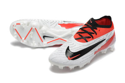 Nike Phantom GX Elite FG Low-Tops Football Boots - White/Red/Black