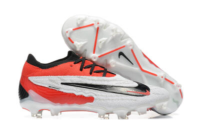 Nike Phantom GX Elite FG Low-Tops Football Boots - White/Red/Black