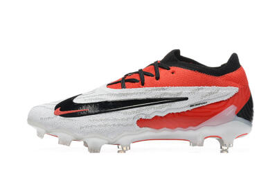 Nike Phantom GX Elite FG Low-Tops Football Boots - White/Red/Black