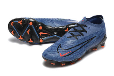 Nike Phantom GX Elite FG Low-Tops Football Boots - Blue/Orange/Black
