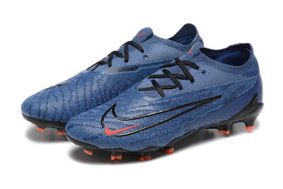 Nike Phantom GX Elite FG Low-Tops Football Boots - Blue/Orange/Black