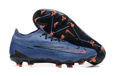 Nike Phantom GX Elite FG Low-Tops Football Boots - Blue/Orange/Black
