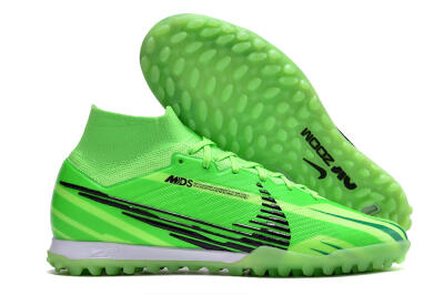 Nike Air Zoom Mercurial Superfly 9 Elite TF High-Tops Football Shoes - Green/Black/Whtie