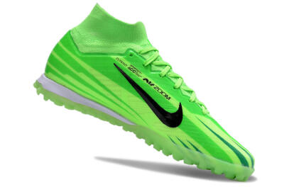 Nike Air Zoom Mercurial Superfly 9 Elite TF High-Tops Football Shoes - Green/Black/Whtie