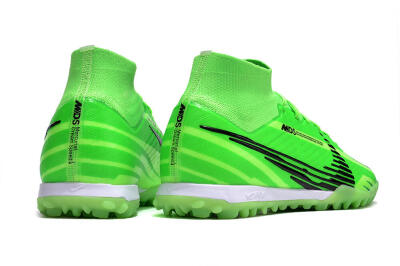 Nike Air Zoom Mercurial Superfly 9 Elite TF High-Tops Football Shoes - Green/Black/Whtie
