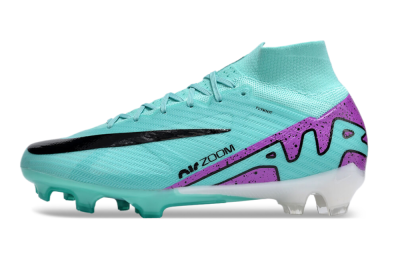Nike Air Zoom Mercurial Superfly 9 Elite FG High-Tops Football Boots - Blue/Black/Purple