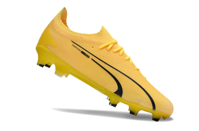 Puma Ultra Ultimate FG Low-Tops Football Boots - Yellow/White/Black