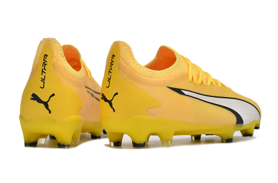 Puma Ultra Ultimate FG Low-Tops Football Boots - Yellow/White/Black