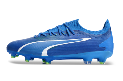 Puma Ultra Ultimate FG Low-Tops Football Boots - Blue/White/Yellow
