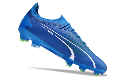 Puma Ultra Ultimate FG Low-Tops Football Boots - Blue/White/Yellow