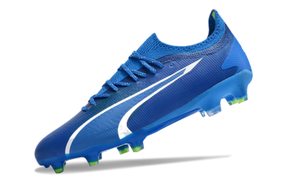 Puma Ultra Ultimate FG Low-Tops Football Boots - Blue/White/Yellow